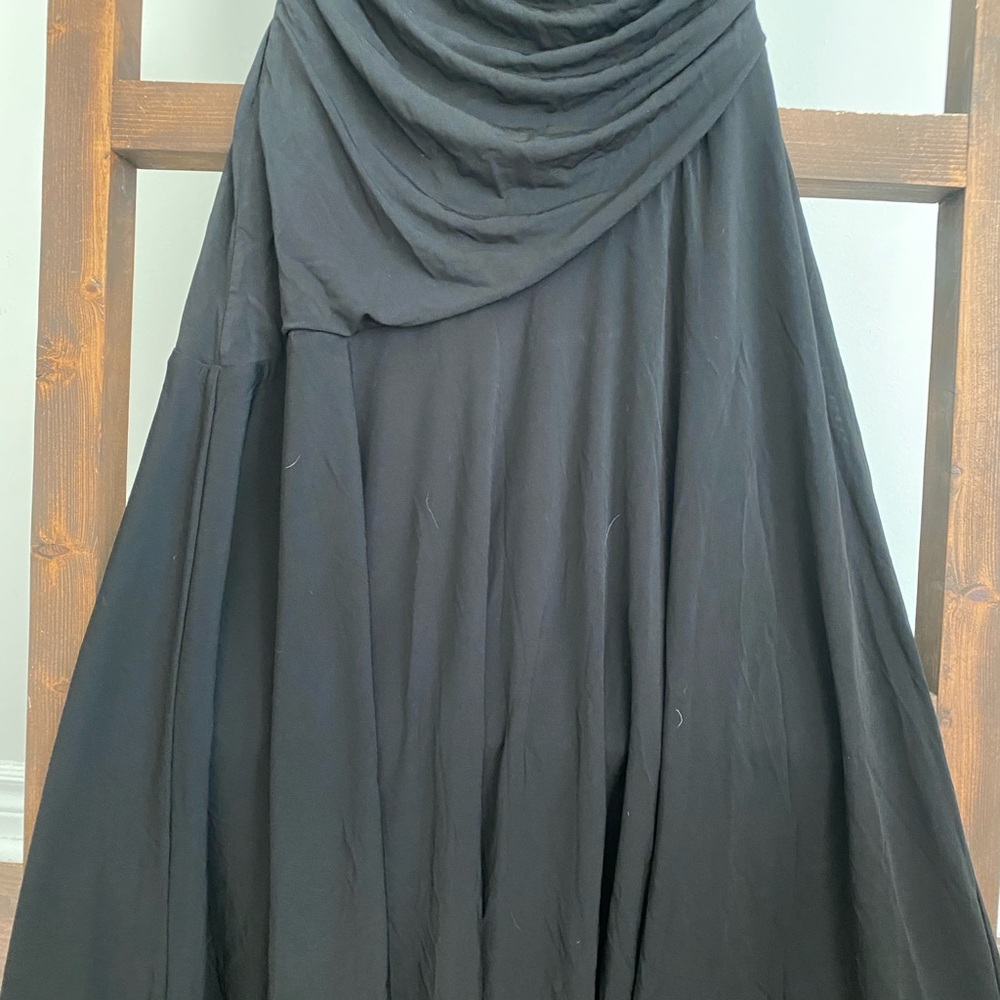 bebe Black Backless Halter Dress - Picture 4 of 8